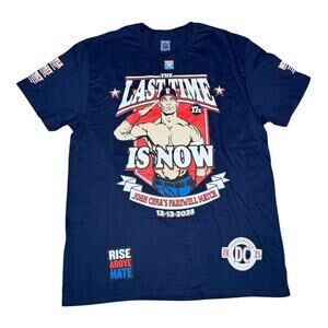 WWE John Cena Last Match The Last Time Is Now DC T-Shirt